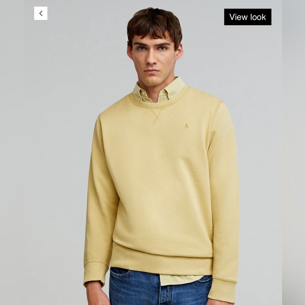 SCALPERS Sweatshirt made of 100% BCI cotton. RegularSZ  XL